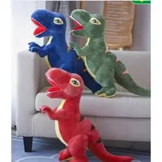 Brinquedo de Pelúcia Dinossauro REX Bicho de Pelúcia Grande Macio e Super Fofo para Crianças