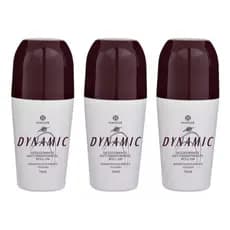 Anti-transpirante Roll-on Dynamic 70ml 3 Unidades