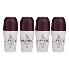 Kit 4 Anti-transpirante Desodorante Roll-on Dynamic 70ml