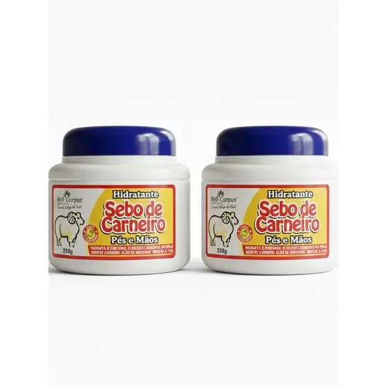 kit 2 Creme Hidratante Sebo De Carneiro 250g Bell Corpus