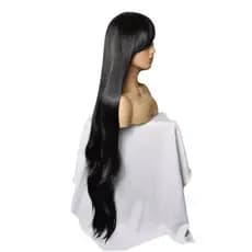 Peruca Longa Cosplay Liso 100cm - 1 Metro Idêntico ao Humano