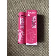 garrafa térmica uatt, modelo diva, na cor rosa pink, com capacidade de 400ml. possui sensor de temperatura na tampa