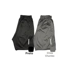 Kit 2 Shorts Bermuda Dry Fit Esportiva Treino Com Ziper no Bolso - preço promocional