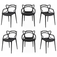 Kit Cadeiras Allegra Atacado Direto da Fábrica 2 4 6 8 Unidades Cadeira de Jantar Plástica Design Ergonômico Oferta