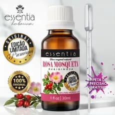 Óleo de Rosa Mosqueta Puro 100% – Clareia Manchas, Cicatrizes, Estrias e Rejuvenesce a Pele