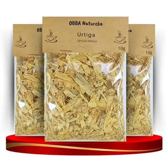 kit 3 Chás Urtiga Legítimo  Urtica Dioica