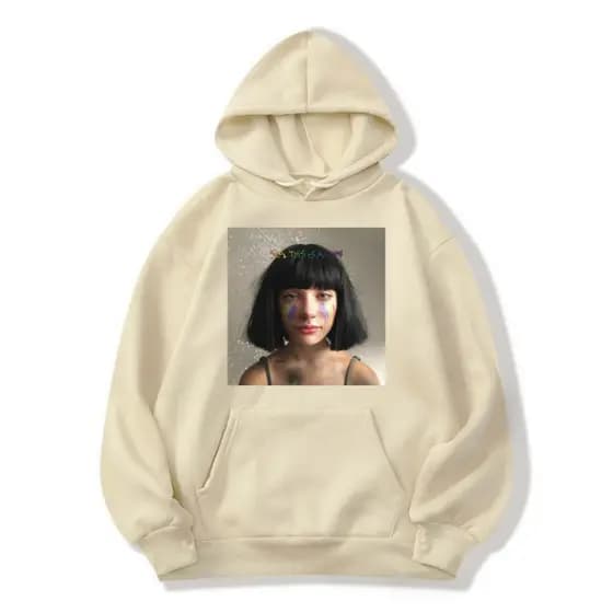 Moletom Sia Cantora Pop Unissex Streetwear Casual Estampa Música