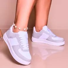 Tênis Feminino Branco Casual Confortavel Leve Macio Lindo Confortável Várias Cores
