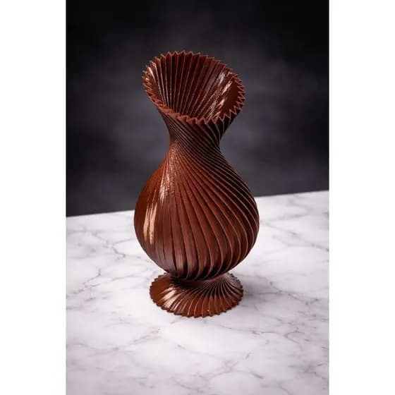 Vaso Decorativo Marrom 18cm x 9cm