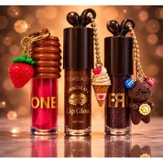 Gloss Chocolate com chaveiro Lip Gloss Com cheiro incrível de chocolate 🍫