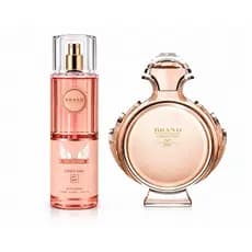Kit Brand Collection Only You Nº 087 | Perfume Feminino Eau de Parfum 25ml + Body Splash 250ml | Fragrância Sofisticada