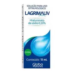 Lagrimaliv Sol Oftalmológica 15ML Hialuronato de sódio 0.10% Colírio Lubrificante