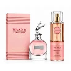 Kit Brand Collection Nº 136 Escandal | Perfume Feminino Eau de Parfum 25ml + Body Splash 250ml | Fragrância Elegante