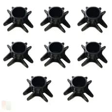 Kit com 8 Flanges para Varal Giratório 4 pontas