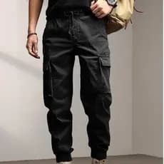 Top Calça Masculina Cargo jogger 6 Bolsos com elastico elasticidade da perna