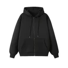 Blusa moletom tradicinal unissex com ZIPER modelo canguru