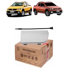 Tampa Lateral Spoiler Dianteiro Direito Saveiro Cross G5 G6 G7 Prata Original 5U7853926