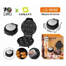 Maquina de donuts,Mini Donuts Machine, Máquina De Sobremesa PortáTil Para Lanche De Café Da Manhã 110V
