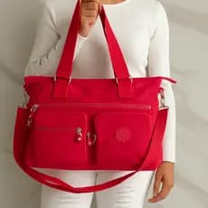 Bolsa Transversal de Ombro Feminina Nylon uso Escolar Trabalho Faculdade Cod 5311