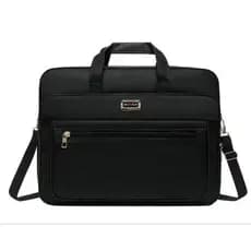 Meij Bolsa Pasta Executiva para Notebook com Alça Transversal Grande em Nylon Feminina e Masculina