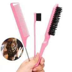 Kit 3 de Pente para Cabelo com 03 Unidades