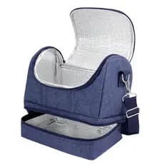 Bolsa Térmica com 2 Compartimentos Jacki Design Lancheira Térmica Femina Masculina com Isolamento Térmico