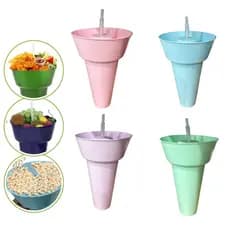 Copo Petisqueira com Canudo Copo Snack Com suporte para Pipoca Lanches Batata Comidinhas 1200ml