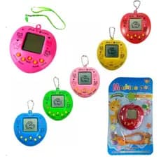 Novo Bichinho Virtual Tamagochi Animais Brinquedo 168 Bichos Com Cordão