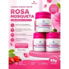 Rosa Mosqueta Kit ,3 Hidratante, Clareador de Manchas 50 GR