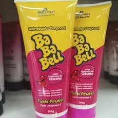 Hidratante Bababel com cheirinho de chiclete kit 2 pcs