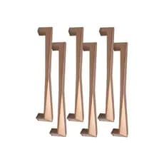 6 Unidades Puxadores Para Armários Gavetas Escritórios Gliss 192mm Moderno
