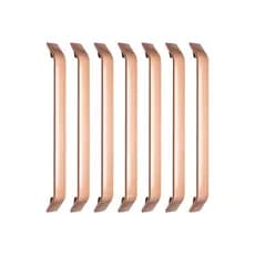 Kit 7 Puxadores De Móveis Gaveta Armário Guarda Roupa Alça 256mm