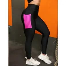 Calça Legging Fitness Cintura Alta Academia