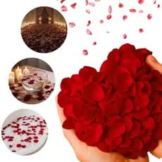 2000 Pétalas De Rosas Artificiais Vermelha Casamento Flores Noivas 1000 Petalas
