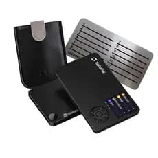 Kit Safepal S1 + Case Protetora de Couro + Seedfort Placa em Aço de Palavras Semente