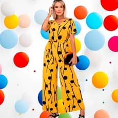 Macacao Saruel Manga Curta Longo Max Feminino Bolsos Laterais Evangelico Roupas Femininas 38 ao 46