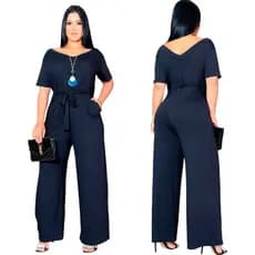 Macacão Feminino Saruel Viscolycra Moda Evagelica. Destaque-se com conforto e elegância!