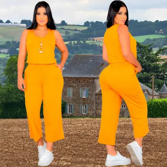 Conjunto Evangélico Pantacourt Acinturado com Bolsos Laterais - Estilo Definido!