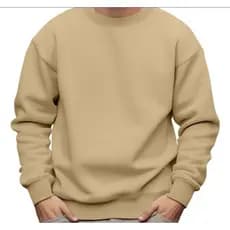 Moletom Gola Careca Masculino Blusa de Frio Sem Capuz Unissex