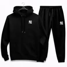 Conjunto Blusa de Frio Masculina Moletom Estiloso + Calça Moletom Casaco Com Capuz Unissex
