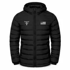 Bobojaco Masculino Bomber Com Capuz Jaqueta Puffer Masculina Infantil Corta Vento
