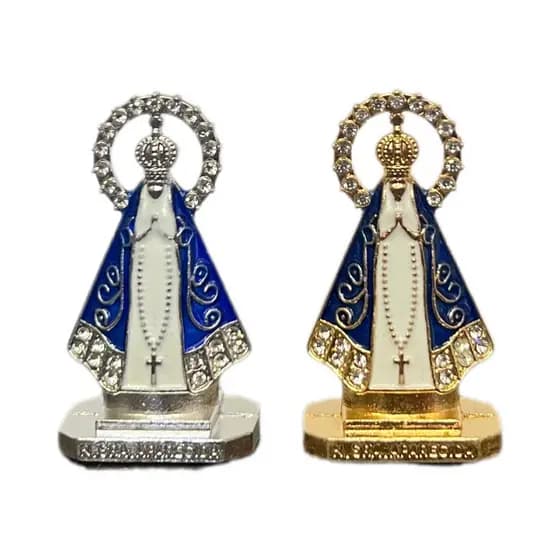 Nossa Senhora Aparecida Para Painel De Carro Pequena Strass