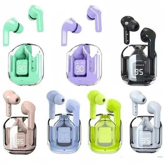 NOVA Air39 Linhas Fone De Ouvido Bluetooth Com Visor Digital LED Hifi Enc 5.3 Fones Intra-Auriculares Sem Fio