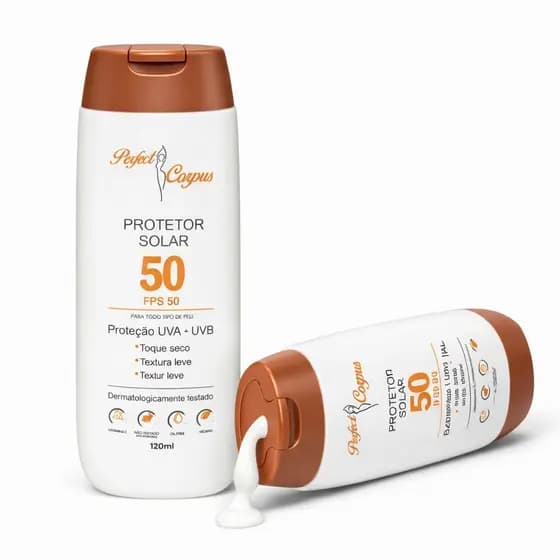 Protetor Solar FPS 50 – Proteção Imediata | Não Gruda | Resistente ao Suor e Água | Ideal para Verão
