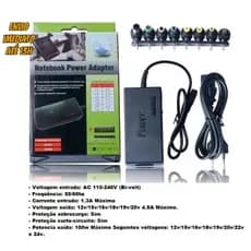 Fonte Universal Notebook  Carregador  Bivolt Laptop Computador - Promoção Envio Imediato até 13h