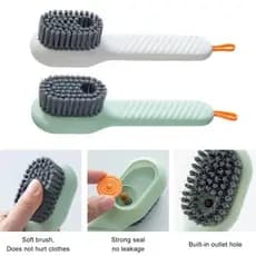 Escova Sapato Limpa Com Dispenser Reservatório - Envio Imediato