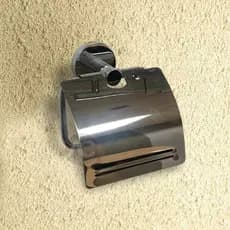 Porta Papel Higiênico sem Tampa em Metal Cromado