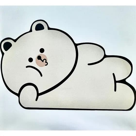 Mouse Pad Apoio de Mesa Ursinho Fofo