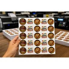 Adesivos Festa Junina Selo Arraiá Etiquetas A Prova D`Água 4x4