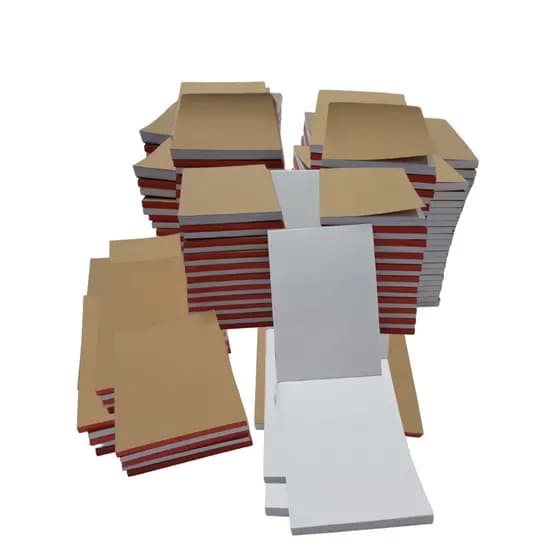 Bloco de Anotações Sem Pauta 10x7cm Rascunhos Notas Kraft